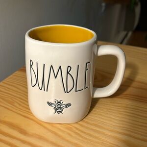 Rae Dunn Mug “Bumble” - Yellow Interior